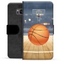 Etui Portfel Premium - Samsung Galaxy S8 - Koszykówka