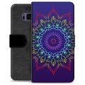 Etui Portfel Premium - Samsung Galaxy S8 - Kolorowa Mandala