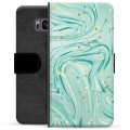 Etui Portfel Premium - Samsung Galaxy S8 - Zielona Mięta