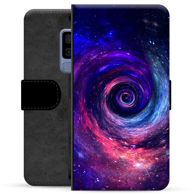 Etui Portfel Premium - Samsung Galaxy S9+ - Galaktyka