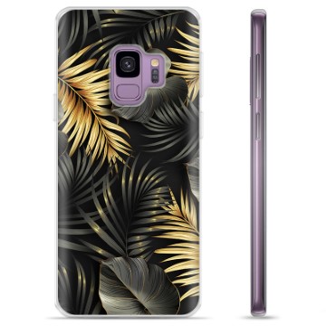 Etui TPU - Samsung Galaxy S9 - Złote Liście