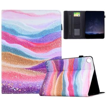 Samsung Galaxy Tab A11/A9 Etui Smart Folio - Tęczowy piasek