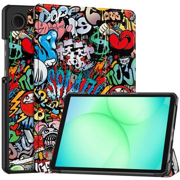 Etui Smart Folio Samsung Galaxy Tab A11 z serii Tri-Fold - Graffiti
