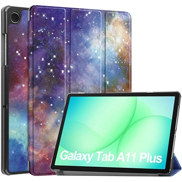 Etui Smart Folio Samsung Galaxy Tab A11+ z serii Tri-Fold - Galaktyka