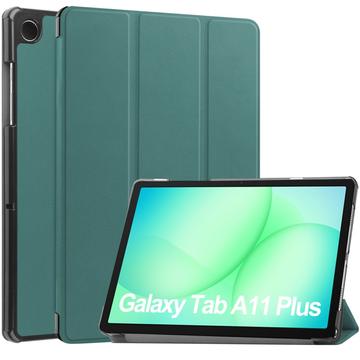 Etui Smart Folio Samsung Galaxy Tab A11+ z serii Tri-Fold - czarno-zielone