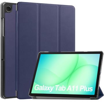 Etui Smart Folio Samsung Galaxy Tab A11+ z serii Tri-Fold - ciemnoniebieskie