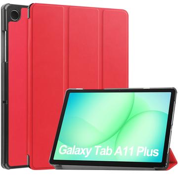 Etui Smart Folio Samsung Galaxy Tab A11+ z serii Tri-Fold - czerwone