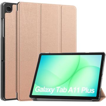 Etui Smart Folio Samsung Galaxy Tab A11+ z serii Tri-Fold - różowe złoto