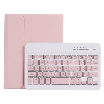 Samsung Galaxy Tab A9 Etui z Klawiaturą Bluetooth - Róż