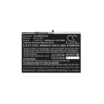  Samsung Galaxy Tab A9+ Kompatybilna Bateria