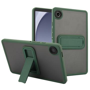 Odporne na wstrząsy hybrydowe etui Samsung Galaxy Tab A9 z podpórką - zielone