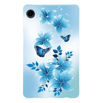 Samsung Galaxy Tab A9 Stylish Ultracienkie Etui z TPU - Niebieski Motyl