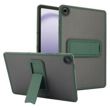 Odporne na wstrząsy hybrydowe etui Samsung Galaxy Tab A9+ z podpórką - zielone