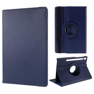 Samsung Galaxy Tab S10 FE+ Obrotowe etui folio 360 - ciemnoniebieski