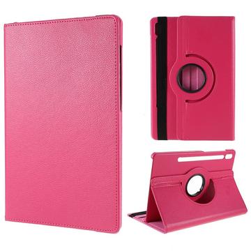 Samsung Galaxy Tab S10 FE+ Obrotowe etui folio 360 - Ciemny Róż