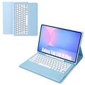 Samsung Galaxy Tab S10 FE+ Etui z Klawiaturą Bluetooth - Lazurowy