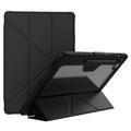 Samsung Galaxy Tab S10 FE+ Inteligentny Pokrowiec Folio Nillkin Bumper - Czerń / Transparentny