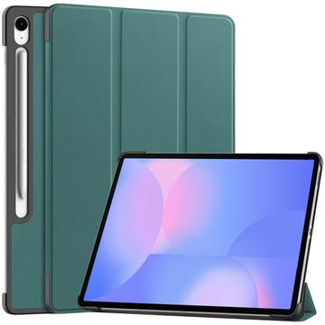 Etui Smart Folio Samsung Galaxy Tab S10 FE+ z serii Tri-Fold - czarno-zielone