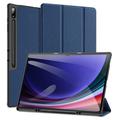 Samsung Galaxy Tab S10 Ultra Zamykane Etui Smart Tri-Fold Dux Ducis Domo - Błękit