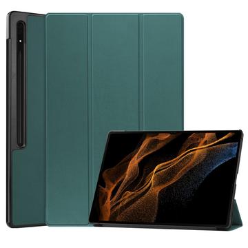 Samsung Galaxy Tab S10 Ultra Inteligentne Etui Folio z Serii Tri-Fold - Zieleń