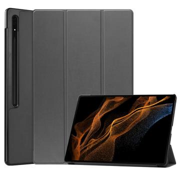 Samsung Galaxy Tab S10 Ultra Inteligentne Etui Folio z Serii Tri-Fold - Szary
