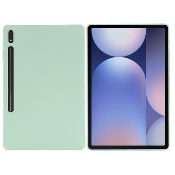 Samsung Galaxy Tab S10+ Etui z Płynnego Silikonu - Zieleń