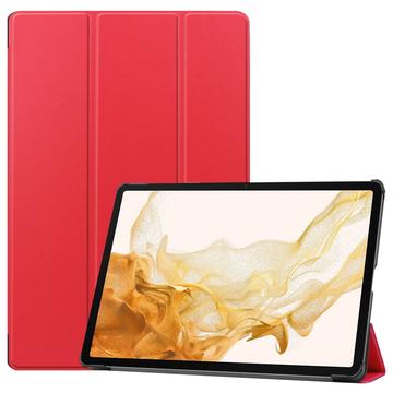 Samsung Galaxy Tab S10+ Inteligentne Etui Folio z Serii Tri-Fold - Czerwień