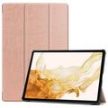 Samsung Galaxy Tab S10+ Inteligentne Etui Folio z Serii Tri-Fold - Różowe Złoto