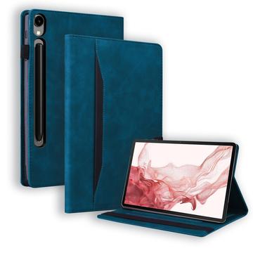 Etui Folio Samsung Galaxy Tab S11/S10 Lite/S10 FE/S9 FE/S9/S8/S7 Business Style - niebieski
