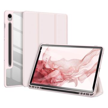Etui Smart Folio Tri-Fold Dux Ducis Toby do Samsung Galaxy Tab S9 - Jasny Róż