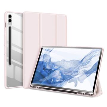 Etui Smart Folio Tri-Fold Dux Ducis Toby do Samsung Galaxy Tab S9 FE+ - Jasny Róż