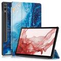 Samsung Galaxy Tab S9+ Inteligentne Etui Folio z Serii Tri-Fold - Fala Morska