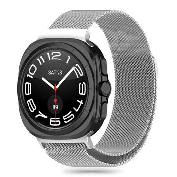 Samsung Galaxy Watch Ultra Milanese Pasek Tech-Protect - 47mm - Srebrny