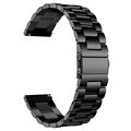 Samsung Galaxy Watch3 Pasek ze Stali Nierdzewnej - 45mm - Czarny