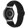 Samsung Galaxy Watch4/Watch4 Classic Dzianinowy Pasek - Czarny