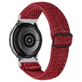 Samsung Galaxy Watch4/Watch4 Classic Dzianinowy Pasek - Czerwień