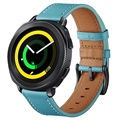 Samsung Galaxy Watch4/Watch4 Classic Skórzany Pasek - Błękit