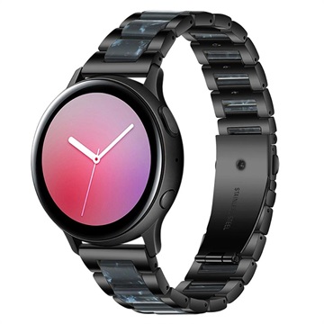 Bransoletka ze Stali Samsung Galaxy Watch4/Watch4 Classic - Ciemnoniebieski / Czerń