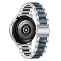 Bransoletka ze Stali Samsung Galaxy Watch4/Watch4 Classic - Ciemnoniebieski / Srebrny