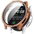 Samsung Galaxy Watch7 Ozdobne Etui z Kryształkami z Osłoną Ekranu - 40mm