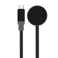 Samsung Galaxy Watch7/Watch6 Tactical Recce 3:20 Kabel USB-C do ładowania - szary / czarny