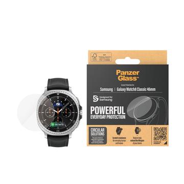 Samsung Galaxy Watch8 Classic PanzerGlass Szkło hartowane chroniące ekran - 46mm - przezroczyste