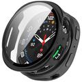 Samsung Galaxy Watch8 Etui z Tworzywa z Hartowane Szkło Ochronne - 40mm - Czerń