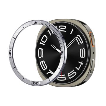 Samsung Galaxy Watch8 Spigen Bezel Tune Pilot - 44mm - Srebrny