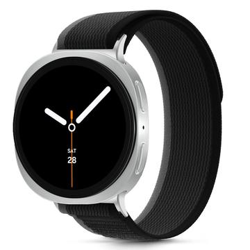 Samsung Galaxy Watch8/Watch8 Classic Nylon Pasek Tech-Protect - 40/44/46mm - Czerń