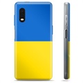 Etui TPU Flaga Ukrainy - Samsung Galaxy Xcover Pro - Żółć i błękit