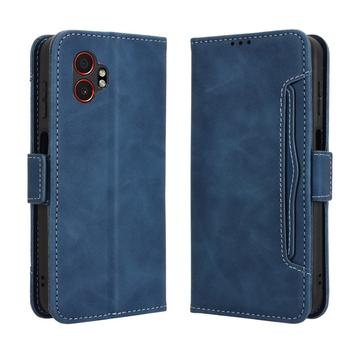 Samsung Galaxy XCover7 Pro Etui z portfelem na karty - niebieskie
