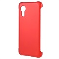 Gumowane Etui z Tworzywa do Samsung Galaxy Xcover 5 - Czerwień