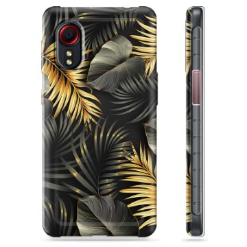 Etui TPU - Samsung Galaxy Xcover 5 - Złote Liście