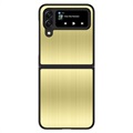 Hybrydowe Etui ze Stali Nierdzewnej - Samsung Galaxy Z Flip4 5G - Złoto
